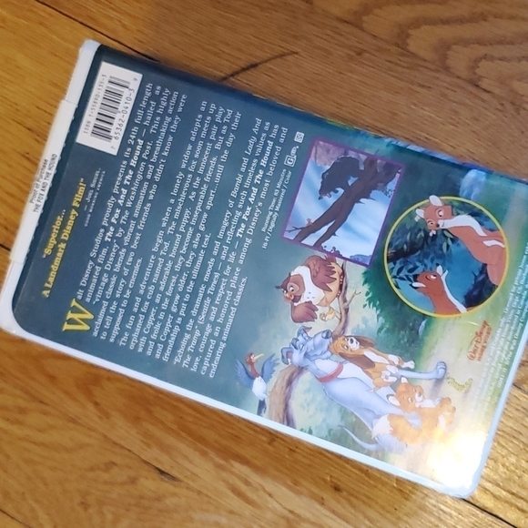 RARE Black Diamond Edition The Fox and the Hound VHS Tape Walt Disney VHS #2041 - Picture 4 of 7
